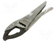 Pliers; Morse's,locking; Pliers len: 250mm; Grip capac: 0÷60mm 