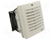 Fan: AC; axial; 115VAC; 120x94x92mm; 32m3/h; 41dBA; ball; IP54 STEGO