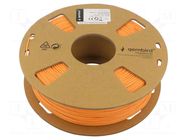 Filament: PLA-MATT; 1.75mm; orange; 190÷220°C; 1kg GEMBIRD