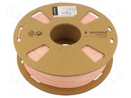 Filament: PLA-MATT; 1.75mm; pink; 190÷220°C; 1kg GEMBIRD