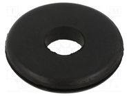 Grommet; Ømount.hole: 31.75mm; Øhole: 12.7mm; rubber; black 