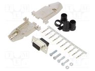 connector KIT,HDP-20,RCPT,SIZE 1, 9 POSN TE Connectivity