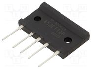 Bridge rectifier: three-phase; Urmax: 1.2kV; If: 45A; Ifsm: 450A SHINDENGEN