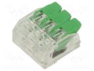 Quick splice; 32A; 450V; for cable; spring clamp; 24AWG÷12AWG DEGSON ELECTRONICS