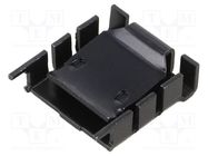 Heatsink: extruded; black; L: 29.4mm; W: 25mm; H: 8.3mm; 18K/W FISCHER ELEKTRONIK