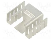 Heatsink: moulded; natural; L: 19.38mm; W: 25.4mm; H: 11.43mm; 11K/W 