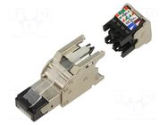 Connector: RJ45; plug; PIN: 8; Cat: 6a; shielded; 8p8c; 26AWG÷22AWG PANDUIT