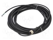 Connection lead; M12; PIN: 4; straight; 10m; plug; 250VAC; 4A; XZCP TELEMECANIQUE SENSORS