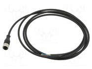 Cable: for sensors/automation; M12; PIN: 4; straight; 2m; plug; 4A TELEMECANIQUE SENSORS