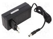 Power supply: switching; mains,plug; 5VDC; 4A; 20W; Plug: straight QOLTEC