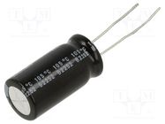 Capacitor: electrolytic; low ESR; THT; 2200uF; 16VDC; Ø12.5x25mm NICHICON