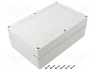 Enclosure: multipurpose; X: 140mm; Y: 210mm; Z: 75mm; ZP; ABS; IP67 KRADEX