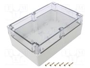 Enclosure: multipurpose; X: 140mm; Y: 210mm; Z: 75mm; ZP; ABS; IP67 KRADEX