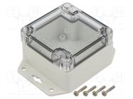 Enclosure: multipurpose; X: 75mm; Y: 75mm; Z: 45mm; ZP; ABS; IP67 KRADEX