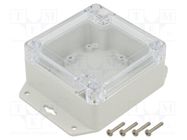 Enclosure: multipurpose; X: 90mm; Y: 90mm; Z: 45mm; ZP; ABS; gasket KRADEX