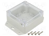 Enclosure: multipurpose; X: 90mm; Y: 90mm; Z: 60mm; ZP; ABS; gasket KRADEX