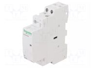 Contactor: 2-pole installation; 24A; 220VAC; NO x2 SCHNEIDER ELECTRIC