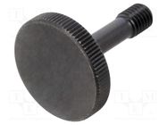 Knob; Ext.thread: M8; 30mm; steel 