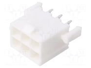 connector MF+ HCS VERT HDR DR 6CKT V-0 PEG TIN MOLEX