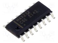 IC: interface; transceiver; full duplex,RS232; 120kbps; SO16; 5VDC Analog Devices (MAXIM INTEGRATED)