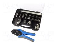 Tools set: designed for terminal crimping; box; 0.5÷10mm2 BM GROUP