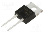 Diode: Schottky rectifying; SiC; THT; 650V; 2Ax20; TO247-3; tube VISHAY