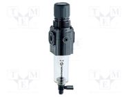 Compressed air filter/regulator; 0.3÷10bar; polycarbonate NORGREN HERION