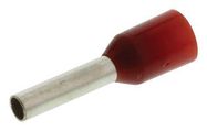 FERRULE, 16AWG, 14MM, NYLON, RED, PK100