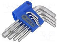 Wrench-set; hex key; 9pcs. KING TONY