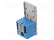 Splice terminal: distribution block; 2.5mm2,6mm2; ways: 1; blue PHOENIX CONTACT