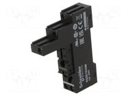 Socket; 12A; for DIN rail mounting; screw terminals; 250VAC; RSB SCHNEIDER ELECTRIC