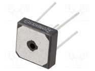 Bridge rectifier: single-phase; Urmax: 600V; If: 10A; Ifsm: 200A SHINDENGEN