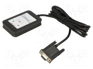 RFID reader; 5V; RS232; Range: 100mm; 88x56x18mm; 140mA; ABS; black ELATEC