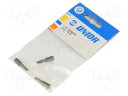 Screwdriver bit; Torx®; TX20; Overall len: 25mm; 3pcs. UNIOR