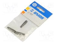 Screwdriver bit; Torx®; TX40; Overall len: 30mm; 3pcs. UNIOR