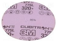 Wheel; 125mm; Granularity: 320; w/o holes; CUBITRON II 3M