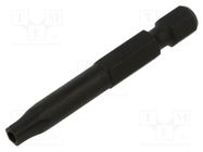 Screwdriver bit; Torx® with protection; T27H; Overall len: 50mm KING TONY