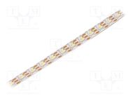 Programmable LED tape; RGBW; 5050; LED/m: 70; 12mm; white PCB; IP20 IPIXEL LED