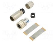 Connector: M12; plug; PIN: 4; female; 60V; straight; push-lock; 4A PHOENIX CONTACT