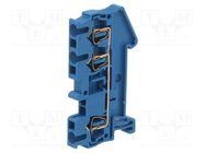 Splice terminal: rail; 0.08÷2.5mm2; ways: 1; terminals: 3; blue PHOENIX CONTACT