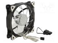 Fan: DC; axial; 12VDC; 120x120x25mm; 23.2dBA; slide; 1200rpm; white Akasa