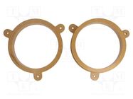 Spacer ring; MDF; 165m; Volvo; impregnated,varnished; 2pcs. 4CARMEDIA