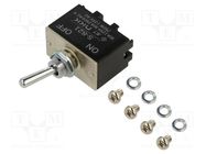 Switch: toggle; Pos: 2; DPST; ON-OFF; 30A/250VAC; 30A/48VDC; S; panel NKK SWITCHES