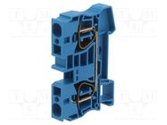 Splice terminal: rail; 0.2÷16mm2; ways: 1; terminals: 2; blue; ST PHOENIX CONTACT