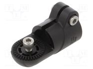 Mounting coupler; technopolymer PA; L: 88mm; Body: black; D: 30mm ELESA+GANTER