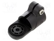 Mounting coupler; technopolymer PA; L: 88mm; Body: black; D: 30mm ELESA+GANTER