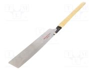 Hacksaw; japanese,manual; wood,chipboard; 16teeth/inch; 265mm TAJIMA