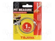 Ruler; L: 1m; Width: 13mm; flexible,self-adhesive TAJIMA