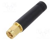 Antenna; Bluetooth,WiFi; 2dBi; twist-on; 2.4GHz; 44mm; male,SMA 2J