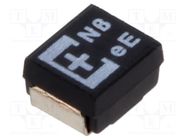 Capacitor: tantalum-polymer; low ESR; 330uF; 2.5VDC; TPE; SMD; ±20% PANASONIC